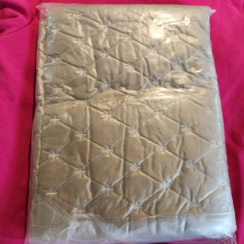 Quilted Sofa Seat Protector in Brown - Home Accents